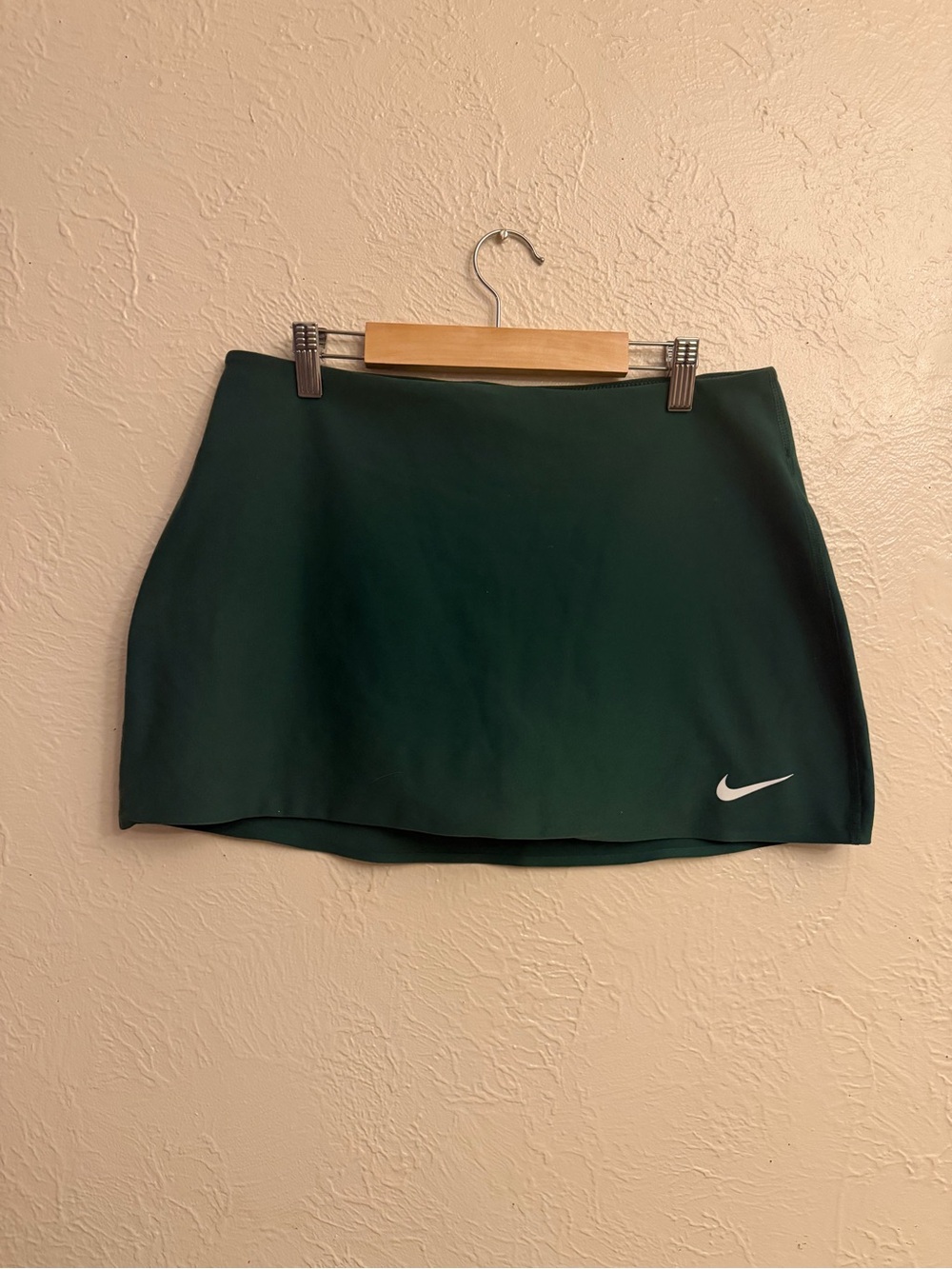 Nike Dark Green Women's Tennis Skort with White Swoosh